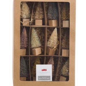 12 Bottle Brush Mini Christmas Trees, The Farmhouse by Rachel Ashwell